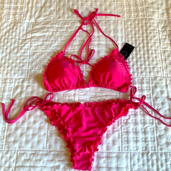 RELLECIGA Women's Wavy Bikini Set Size XL - Picture 2 of 8